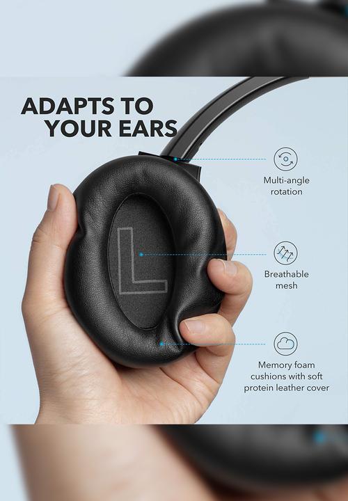 soundcore - Life Q20+ headphones- black