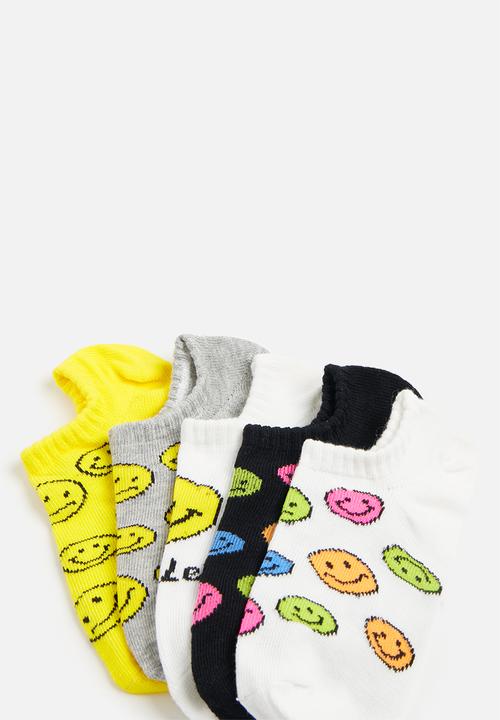Pop Candy - Smiley ankle socks - multi