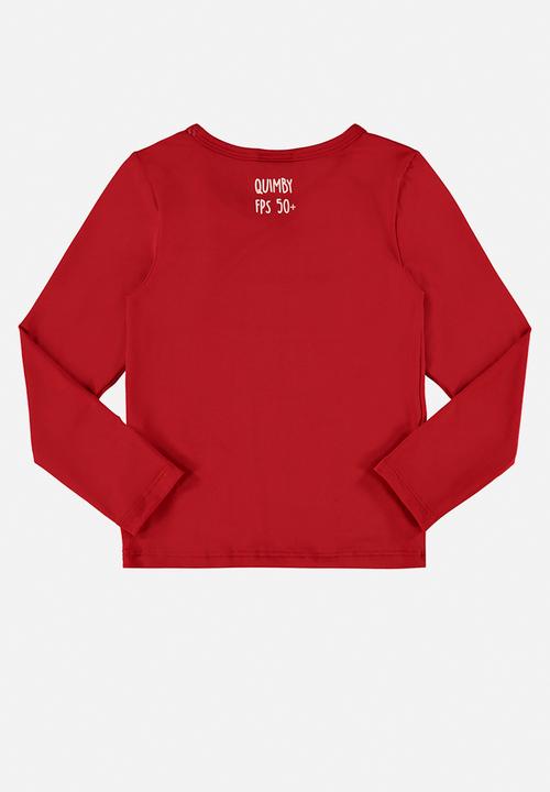 Quimby - Upf 50+ sun protection t-shirt - red