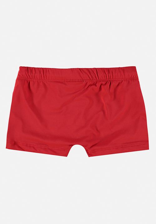 Quimby - Upf 50+ sun protection swimming trunks - red