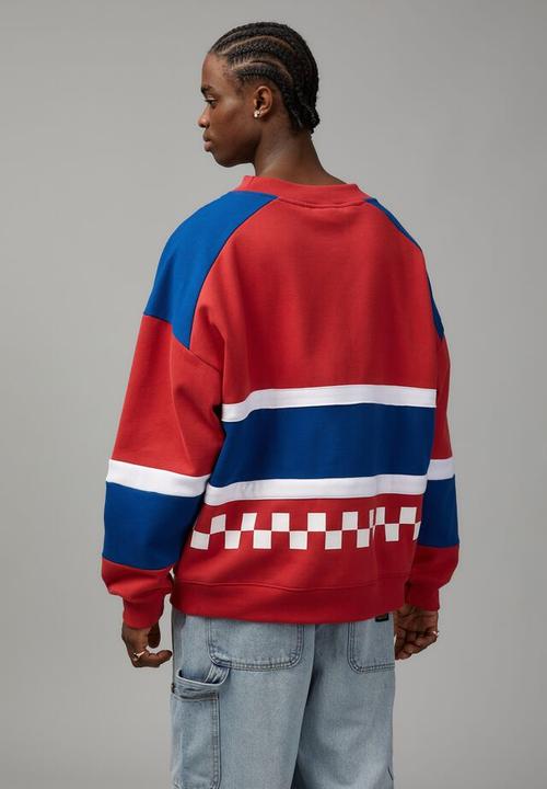 Factorie - Baggy moto crew - vint red/summit racing