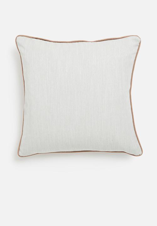 Hertex Haus - Milano 2 Tone cushion cover - rose quartz & crystal