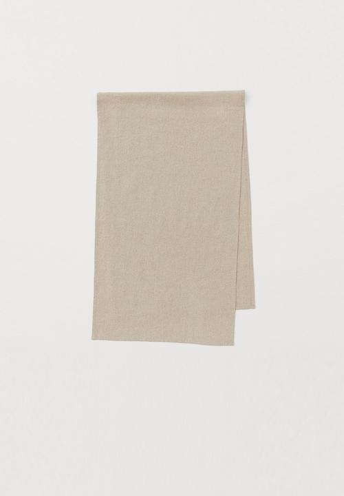 H&M - Linen-blend table runner - beige