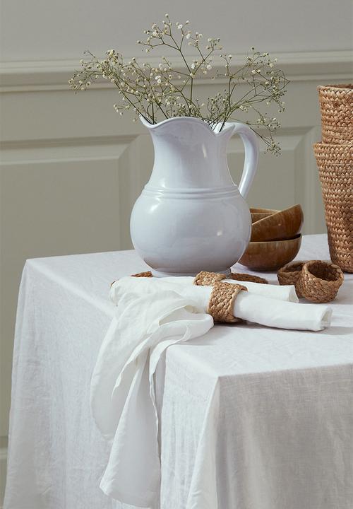 H&M - 4-pack jute napkin rings - beige