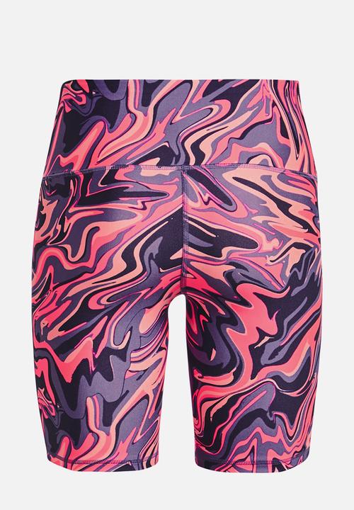 Under Armour - Armour aop bike short - posh pink / white