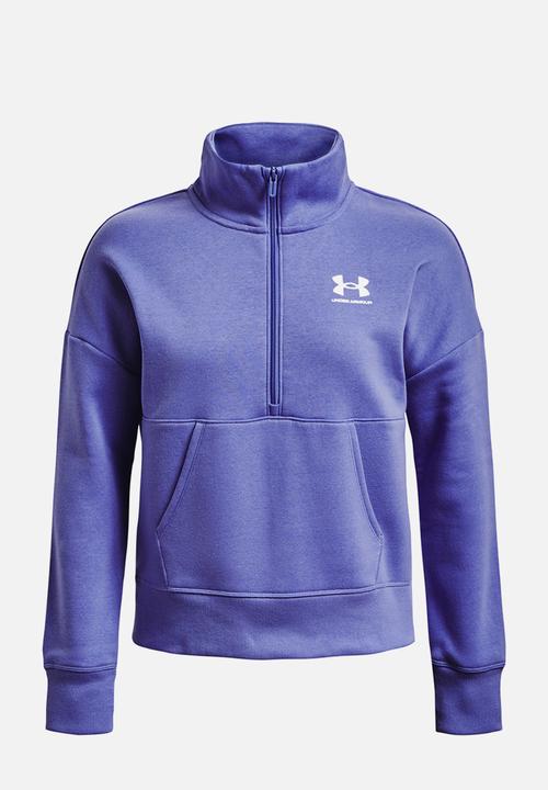 Under Armour - Rival fleece hz - baja blue / white