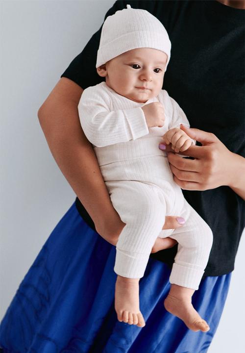 H&M - Adjustable-fit set - natural white marl 