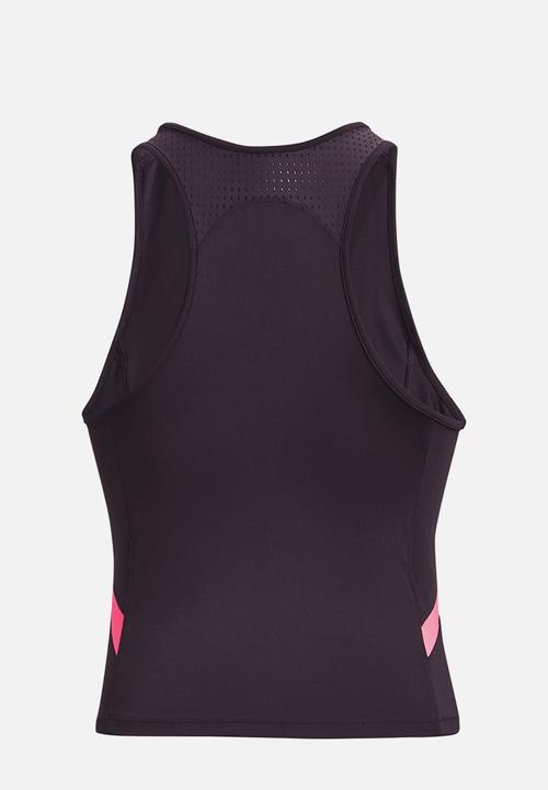 Under Armour - Armour mesh tank - tux purple / pink shock
