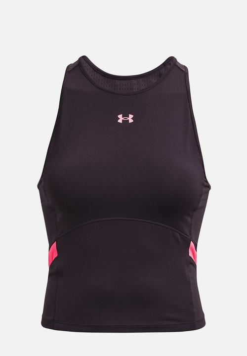 Under Armour - Armour mesh tank - tux purple / pink shock