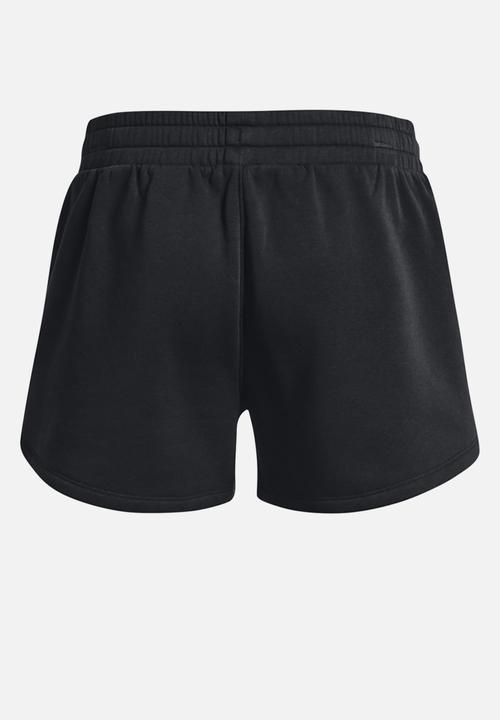 Under Armour - Rival fleece short - black / white