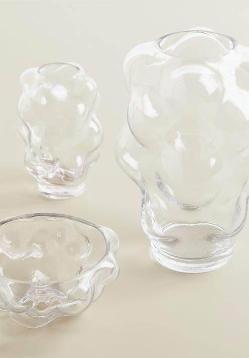 H&M - Decorative glass bowl - clear glass