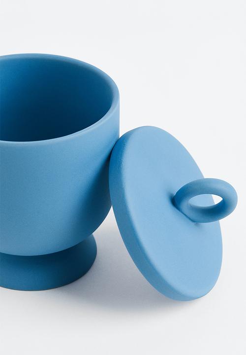 H&M - Stoneware pot - light blue