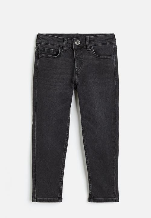 H&M - Relaxed tapered fit jeans - dark grey