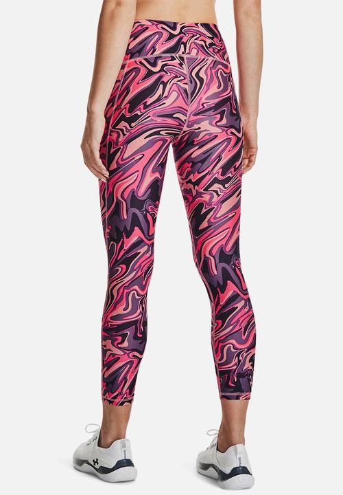 Under Armour - Armour aop ankle leg - posh pink / white