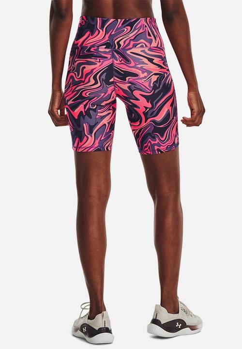Under Armour - Armour aop bike short - posh pink / white
