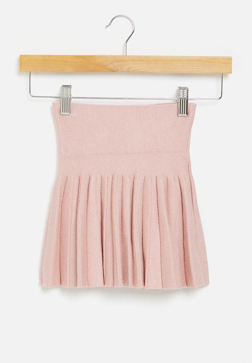 Pop Candy - Pleated basque skirt - dusty pink