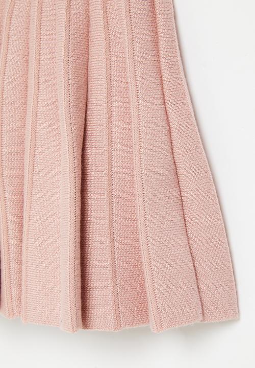 Pop Candy - Pleated basque skirt - dusty pink