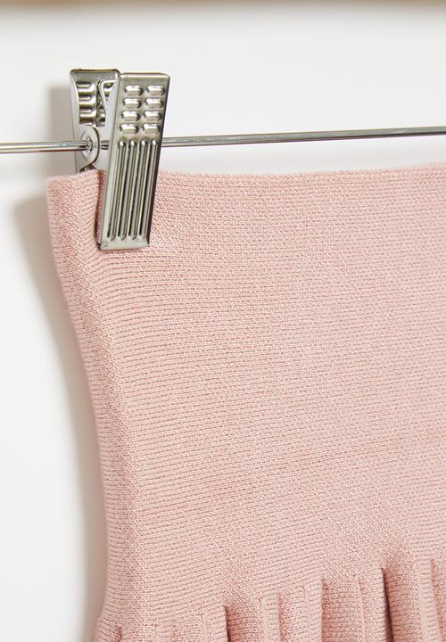 Pop Candy - Pleated basque skirt - dusty pink
