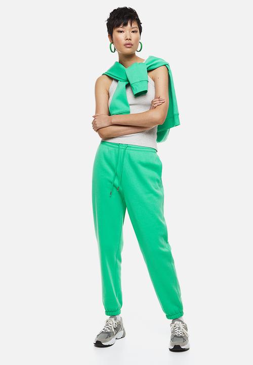 H&M - Cotton-blend sweatpants - green