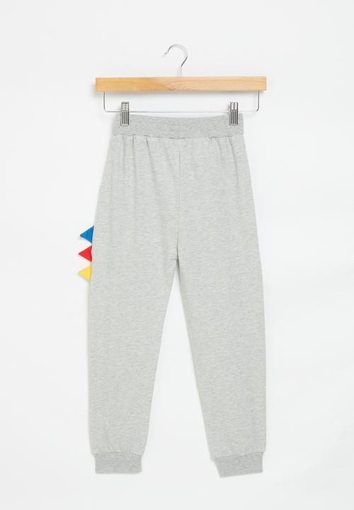 Pop Candy - Boys dino joggers - grey