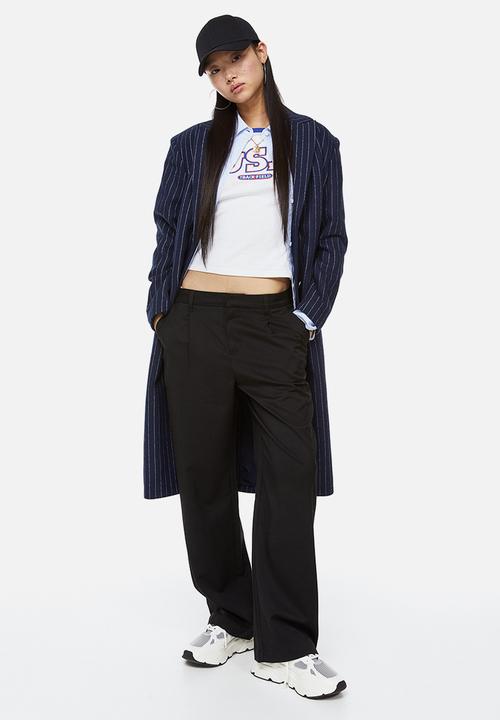 H&M - Fitted cotton top -  white