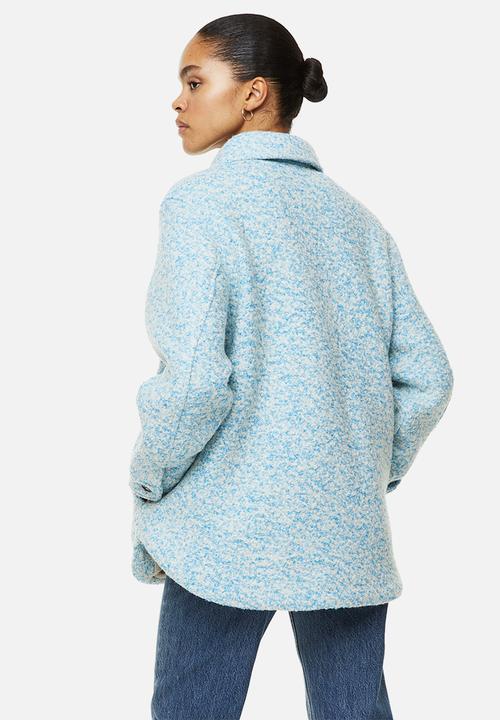 H&M - Wool-blend shacket - blue