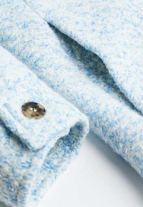 H&M - Wool-blend shacket - blue