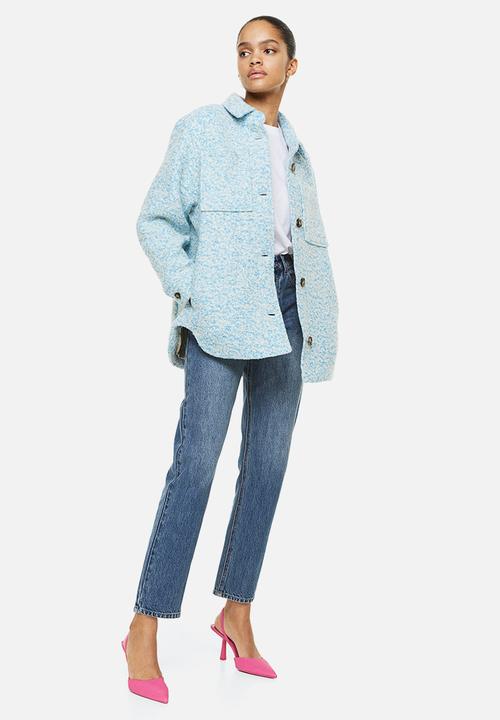 H&M - Wool-blend shacket - blue