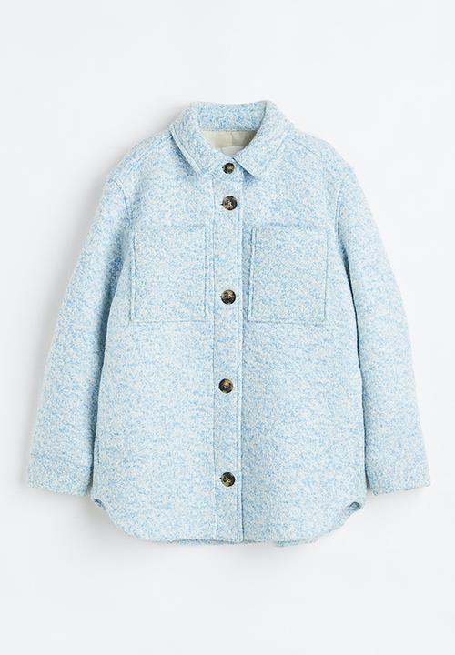 H&M - Wool-blend shacket - blue