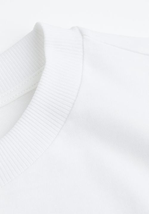 H&M - Oversized printed T-shirt - white