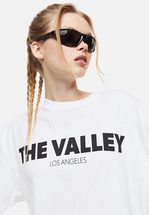 H&M - Oversized printed T-shirt - white