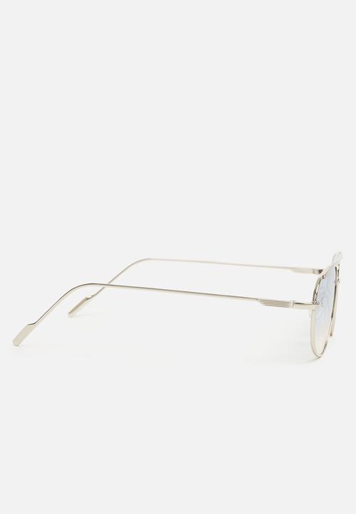 Superbalist - Callie aviator sunglasses - silver/blue
