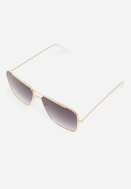Superbalist - Finley square sunglasses - gold