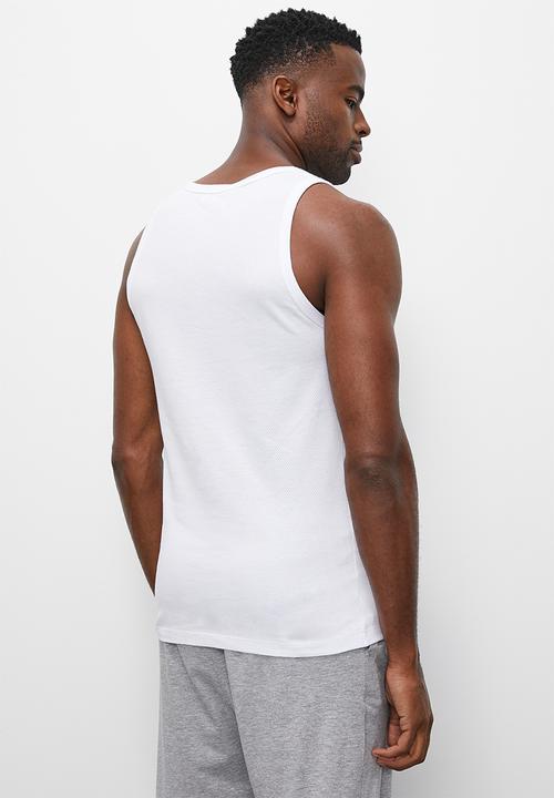 Superbalist - 2 Pack cellular knit vest - white