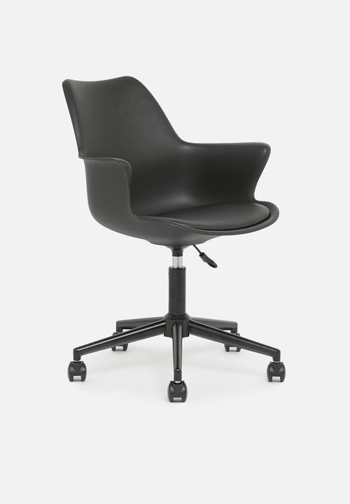 Sixth Floor - Ramsey pp office chair - black