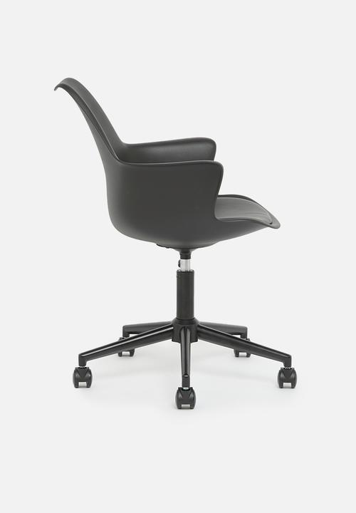Sixth Floor - Ramsey pp office chair - black