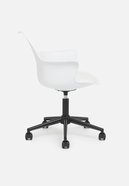 Sixth Floor - Ramsey pp office chair - white