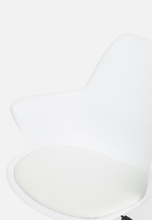 Sixth Floor - Ramsey pp office chair - white