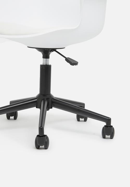 Sixth Floor - Ramsey pp office chair - white