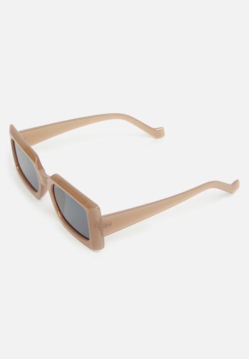 Superbalist - Mylah rectangle sunglasses - brown