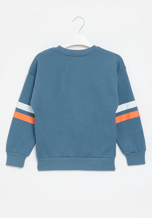 Pop Candy - Baseball sweatshirt - blue