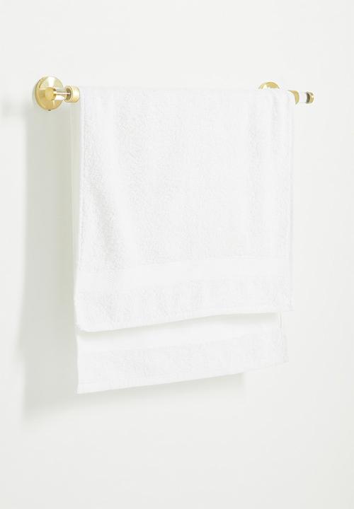 Sixth Floor - Elo acrylic towel rail - gold