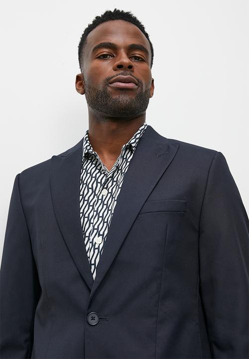 Superbalist - Slim fit 1 button blazer - navy