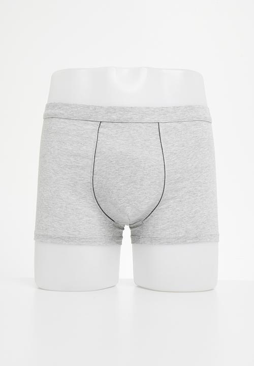 basicthread - 2 pack boxer brief - greys