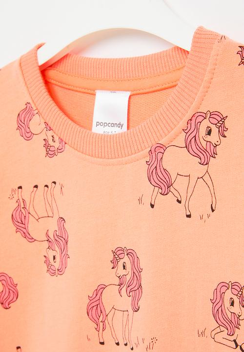 Pop Candy - Girls sweatshirt - orange