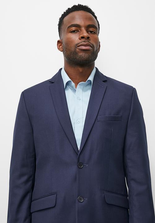 Superbalist - Regular fit 2-button single vent blazer - navy