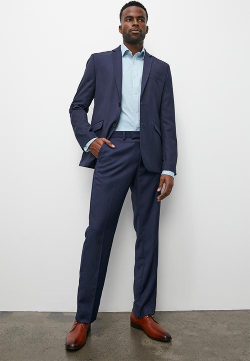 Superbalist - Regular fit 2-button single vent blazer - navy