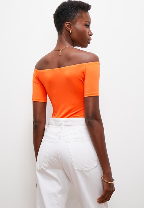 edit - Off the shoulder - orange