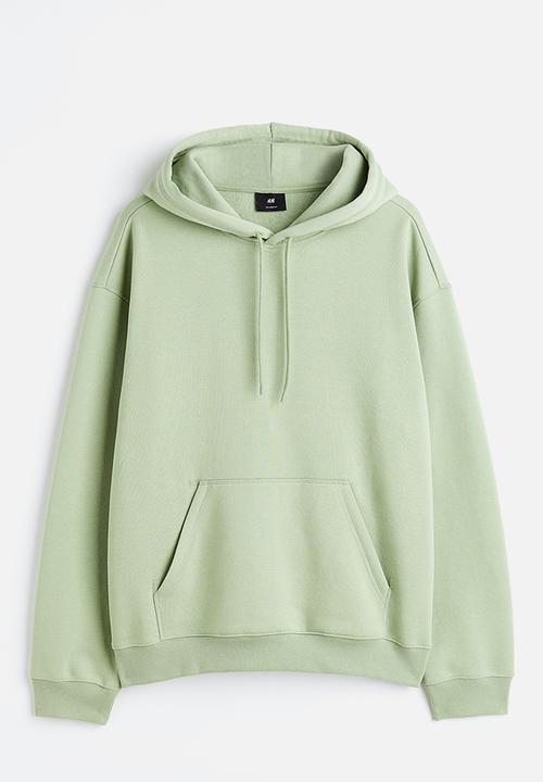 H&M - Relaxed fit hoodie - light green