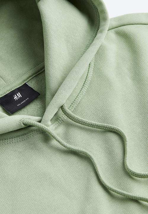 H&M - Relaxed fit hoodie - light green